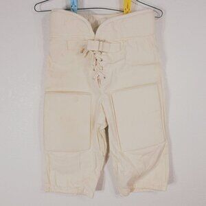 Vintage 1970's Franklin Football Pants with Lace-Up Front & Belt Closure